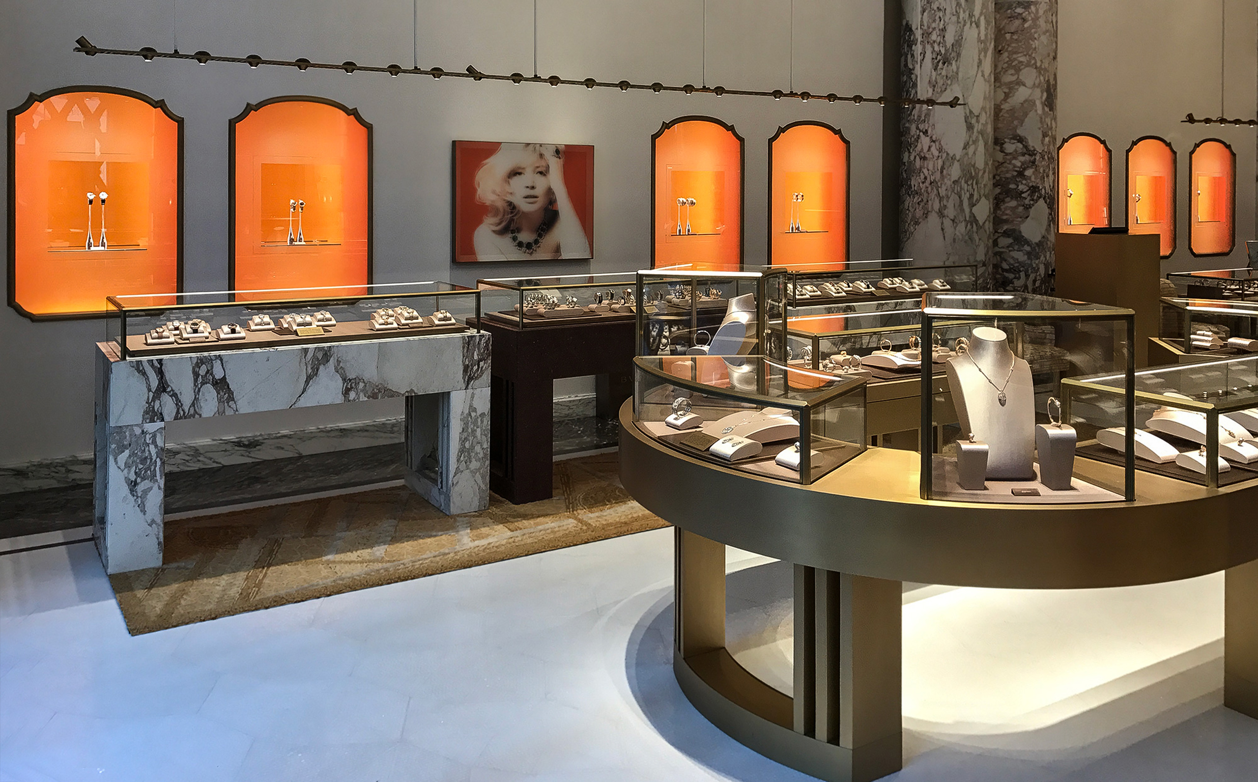 Bulgari Jewelry New York - Retail Lighting - Metis Lighting