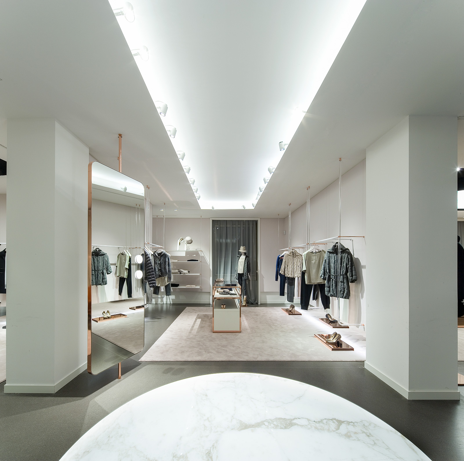 Marella Boutique Milan - Retail Lighting - Metis Lighting
